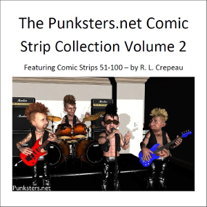 Punksters Punk Rock Comic strip collection volume 2
