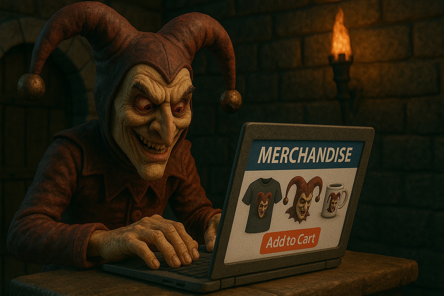 merchandise jester